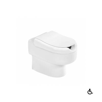 Cuvette simple NEW WCCARE blanc sortie horizontale