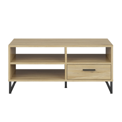 Table basse RAMLA frêne 100x60x50 cm 1 tiroir