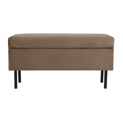 Pouf SIRA marron MONOLI 09 avec rangement