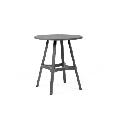 Table ronde en polypropylène COMBO Gris basalto diamètre 70 cm