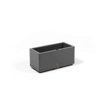 Pot de fleur en polypropylène VASO Gris basalto