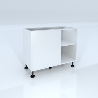 Elément bas angle 105 cm 1 étagère