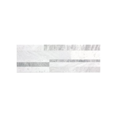 Faïence brillant RD DECO WHITE BRI 25x75 cm (6 pièces)