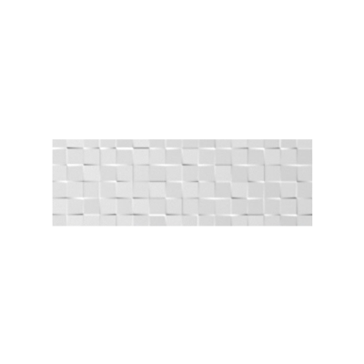 Faïence mat LUM SQUARE WHITE MAT 25x75 cm