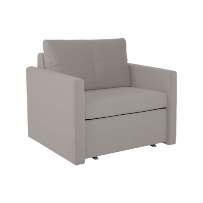 Canapé-lit BUNIO Gris TRINITY 33 avec rangement