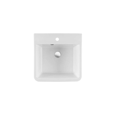 Evier UTILITY blanc avec vidage 51x51 cm