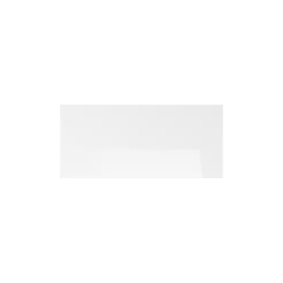 Kit façade de cuisine Porte Basculante L80x H36 cm Blanc Brillant 5K - Elément haut 80 cm