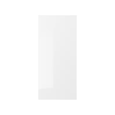 Kit façade de cuisine Porte L60x H132 cm Blanc Brillant 5K - Elément colonne 60 cm