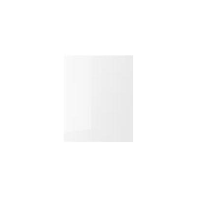 Kit façade de cuisine Porte L40x H54 cm Blanc Brillant 5K - Elément bas 80 cm