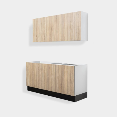 Cuisine SMART 180 façades Chêne Sonomo	