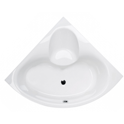 Baignoire acrylique SKIN blanc d'angle 120x120 cm