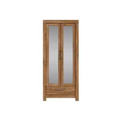 Armoire GENT chêne stirling 88x200,5x40 cm 2 portes 1 tiroir