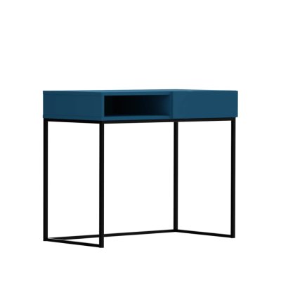 Bureau MODEO bleu foncé 100x55x78 cm 1 tiroir
