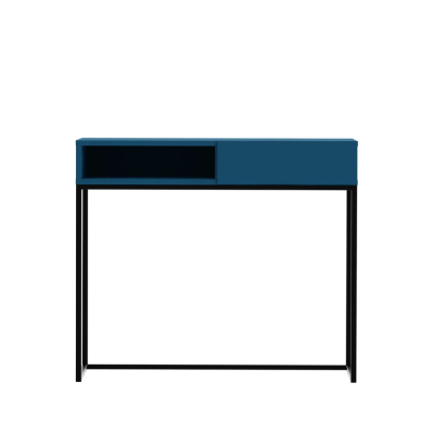 Bureau MODEO bleu foncé 100x55x78 cm 1 tiroir