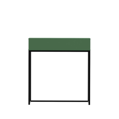 Console MODEO vert 80x42x78 cm 1 tiroir