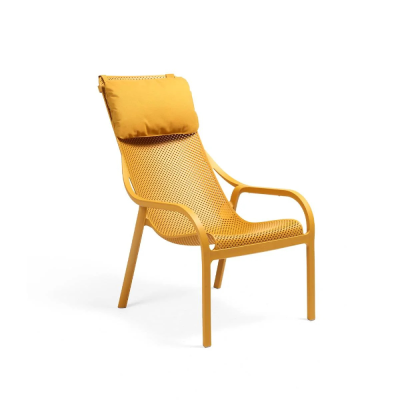 Coussin NET Lounge Jaune Senape