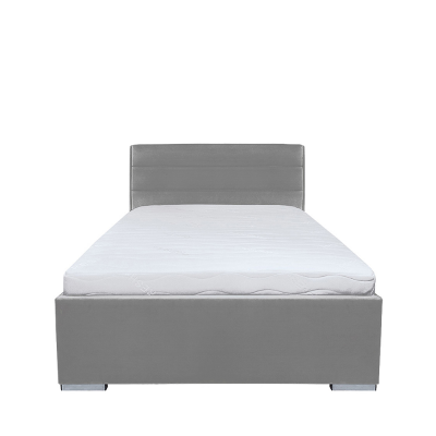 Lit tapissé COSALA II gris clair RIVIERA 91 120x200 cm