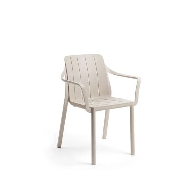 Chaise en polypropylène TIBERINA Beige Corda