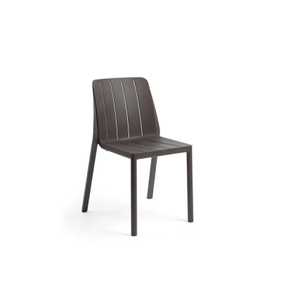 Chaise en polypropylène TIBERINA Bistrot Terra