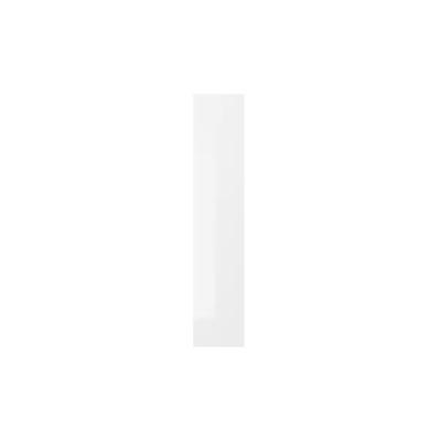 Kit façade de cuisine Porte L15x H72 cm Blanc Brillant 5K - Elément bas 15 cm