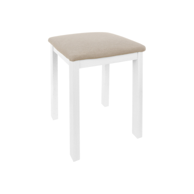 Tabouret MARDARYN blanc / beige TRINITY_03