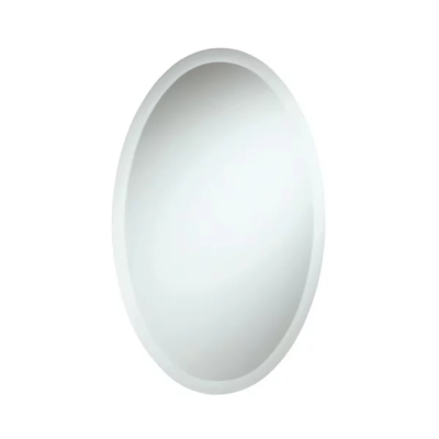 NM Miroir OVAL blanc brillant 90x60 cm