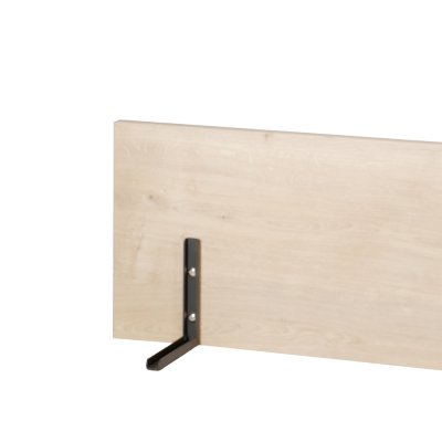Cache jambe 138x30 cm structure antracite/ plateau safir mese - pour bureau 180 cm