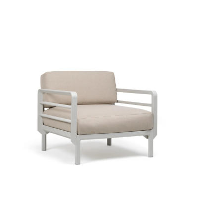 Fauteuil en polypropylène MAXIMO Gesso Perla