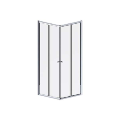 Cabine douche d angle SAFIRA chromée 80x80 cm