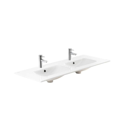 Lavabo double AREA Blanc 121 cm