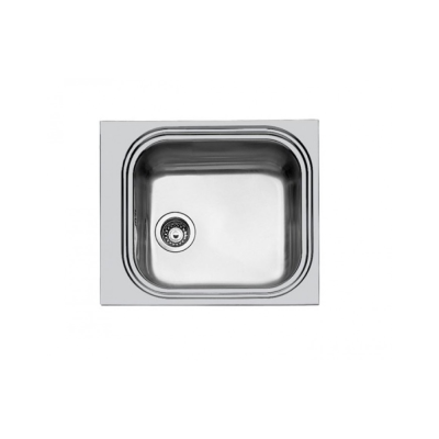 Evier inox BIG BOWL 1 cuve vidage 3,5 - 59x50 cm