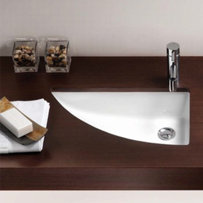 Vasque AGRES coin gauche blanc