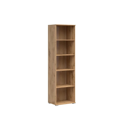 Bibliothèque ZELE chêne wotan 56x195x41 cm