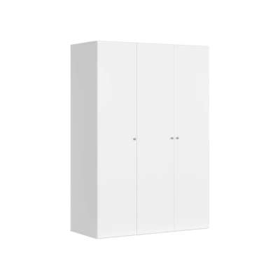 Garde robe FLEX blanc 3 portes 150x218x66 cm