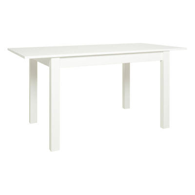 Table extensible RAMEN blanc alpin 120-160x75x75 cm
