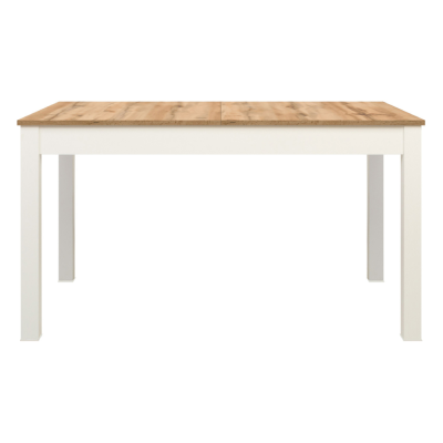Table extensible BRYK chêne sonoma / blanc 140-180x80x76 cm