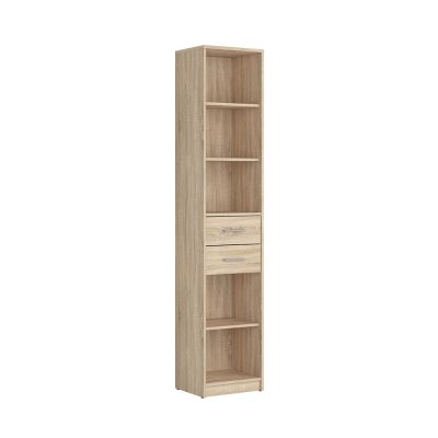 Bibliothèque NEPO PLUS chêne sonoma 2 tiroirs 40x197x34 cm