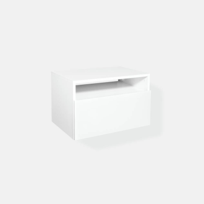 Meuble KOMPO L60 caisson blanc tiroir deep white