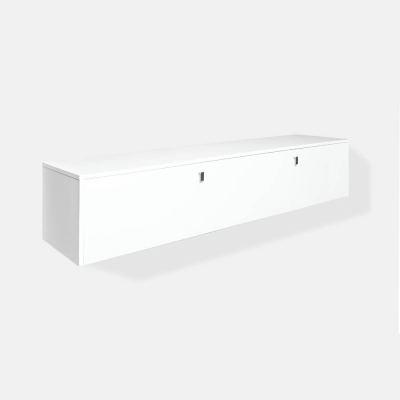 Meuble KOMPO L180 caisson blanc façades deep white habillage deep white