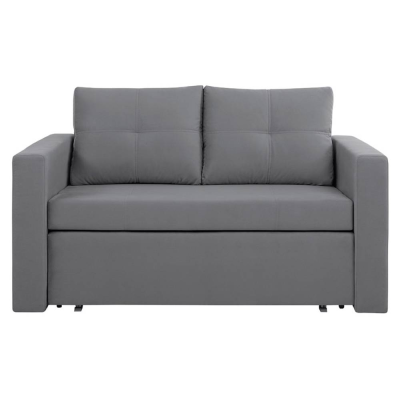 Canapé-lit 2 places BUNIO III gris MANILA_16 avec rangement