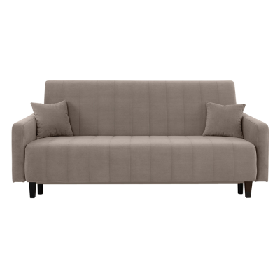 Canapé-lit MARCIA brun TRINITY_05 avec rangement