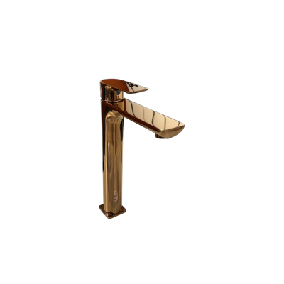 Mitigeur lavabo LUSO allongé or rose