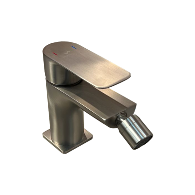 Mitigeur bidet LUSO Inox brossé