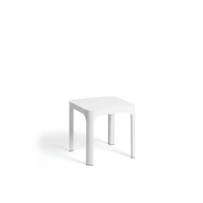 Table carrée en polypropylène NET Blanc 40 cm