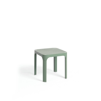 Table carrée en polypropylène NET Vert Menta 40 cm