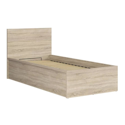 Lit TETRIX chêne sonoma avec coffre de rangement 90x200 cm