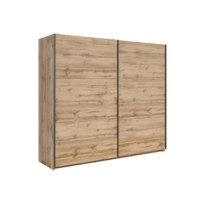 Dressing TETRIX chêne wotan 2 portes 220x195,5x60 cm