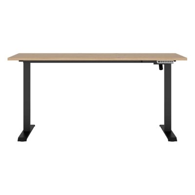 Bureau SPACE OFFICE chêne rustique 160x68x72-120 cm (réglable en hauteur)