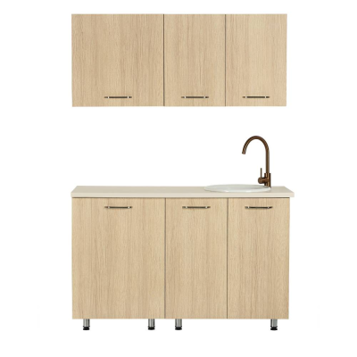 Kitchenette TINY Chêne Fil 140 cm