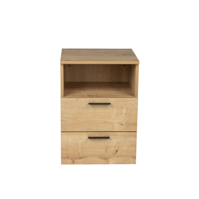 Bloc 2 tiroirs 1 niche EKO H70xL50xP44 cm safir